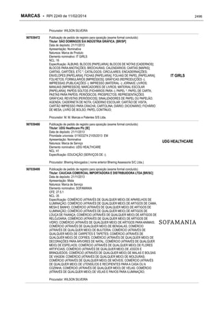RPI - Marcas 2249 "Vervs Consultoria" 