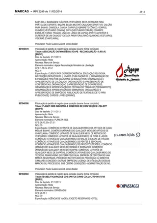 RPI - Marcas 2249 "Vervs Consultoria" 