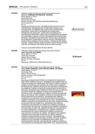 RPI - Marcas 2249 "Vervs Consultoria" 