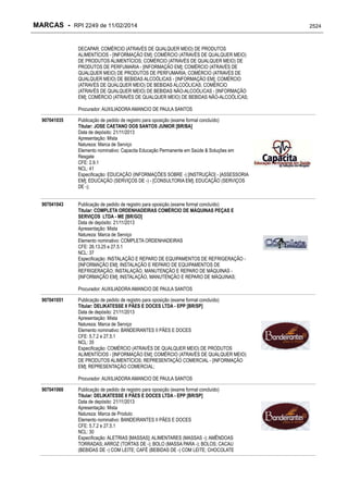 RPI - Marcas 2249 "Vervs Consultoria" 