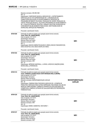 RPI - Marcas 2249 "Vervs Consultoria" 