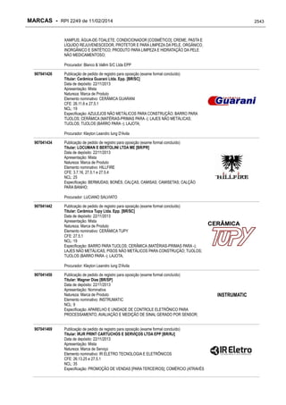 RPI - Marcas 2249 "Vervs Consultoria" 