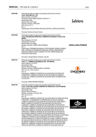 RPI - Marcas 2249 "Vervs Consultoria" 