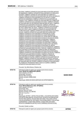 RPI - Marcas 2249 "Vervs Consultoria" 