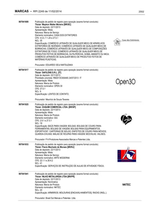 RPI - Marcas 2249 "Vervs Consultoria" 