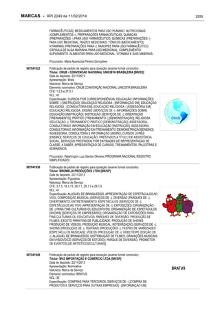 RPI - Marcas 2249 "Vervs Consultoria" 