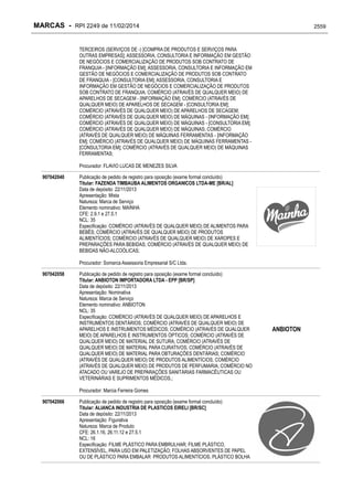 RPI - Marcas 2249 "Vervs Consultoria" 