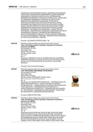 RPI - Marcas 2249 "Vervs Consultoria" 