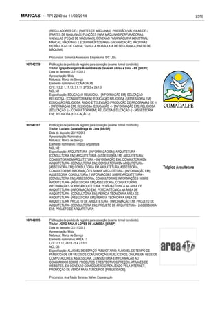 RPI - Marcas 2249 "Vervs Consultoria" 