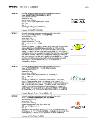RPI - Marcas 2249 "Vervs Consultoria" 