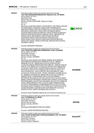 RPI - Marcas 2249 "Vervs Consultoria" 