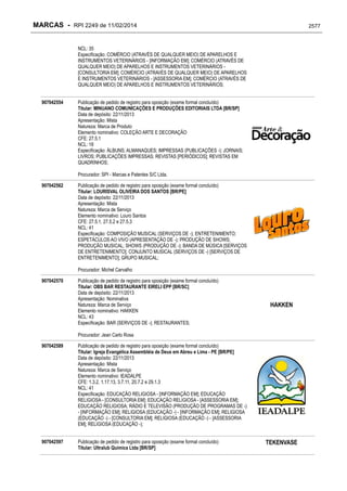 RPI - Marcas 2249 "Vervs Consultoria" 