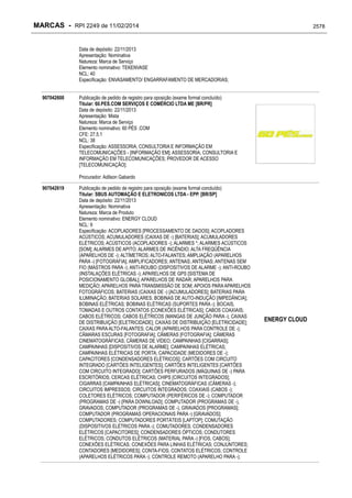 RPI - Marcas 2249 "Vervs Consultoria" 