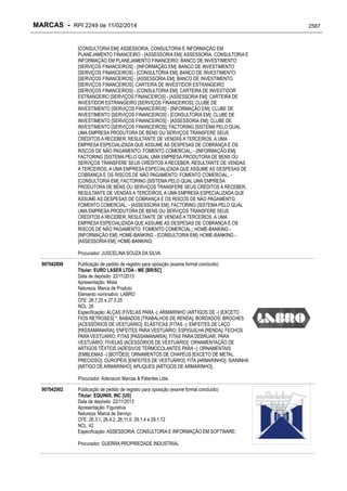 RPI - Marcas 2249 "Vervs Consultoria" 