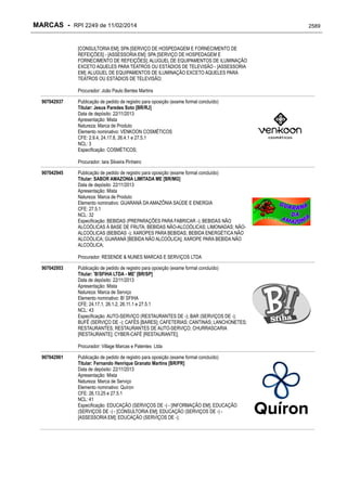 RPI - Marcas 2249 "Vervs Consultoria" 