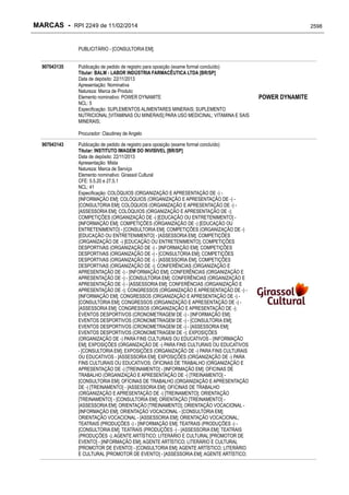 RPI - Marcas 2249 "Vervs Consultoria" 