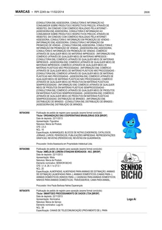 RPI - Marcas 2249 "Vervs Consultoria" 