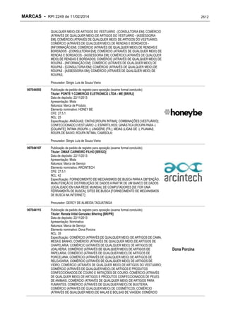 RPI - Marcas 2249 "Vervs Consultoria" 