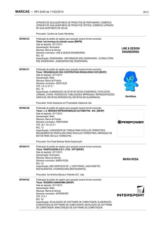 RPI - Marcas 2249 "Vervs Consultoria" 