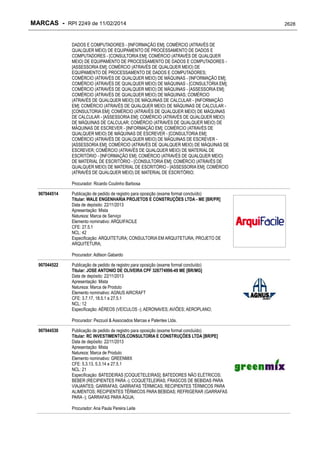 RPI - Marcas 2249 "Vervs Consultoria" 