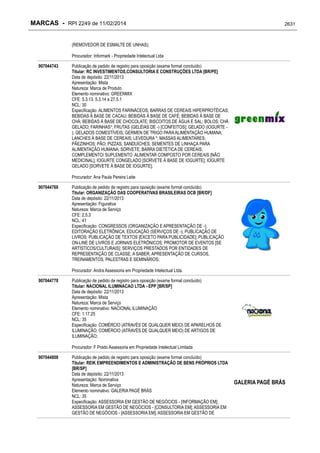 RPI - Marcas 2249 "Vervs Consultoria" 