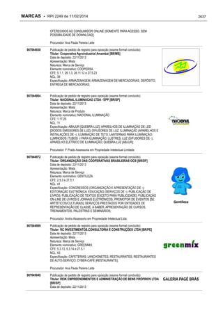 RPI - Marcas 2249 "Vervs Consultoria" 