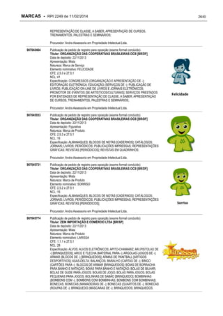 RPI - Marcas 2249 "Vervs Consultoria" 