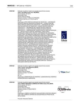 RPI - Marcas 2249 "Vervs Consultoria" 