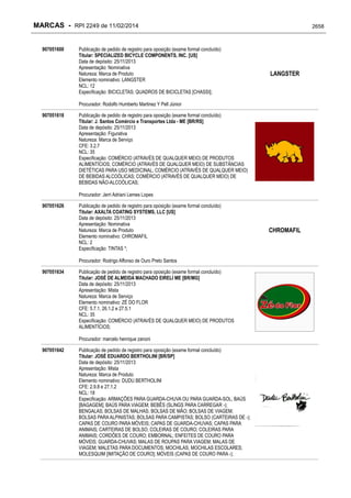 RPI - Marcas 2249 "Vervs Consultoria" 
