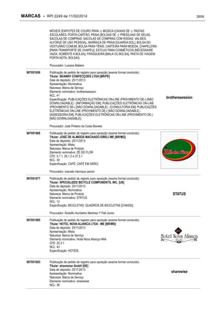 RPI - Marcas 2249 "Vervs Consultoria" 