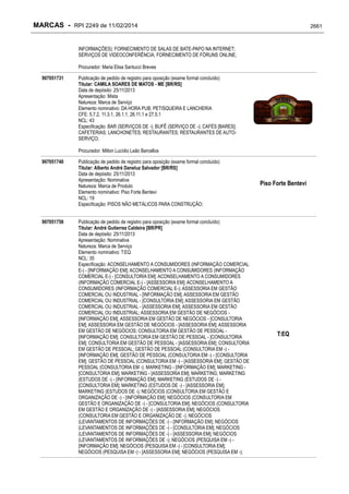 RPI - Marcas 2249 "Vervs Consultoria" 