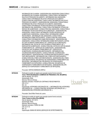 RPI - Marcas 2249 "Vervs Consultoria" 