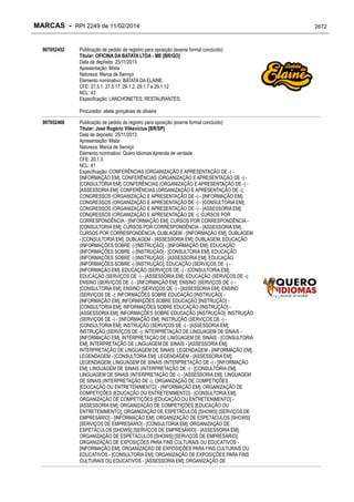 RPI - Marcas 2249 "Vervs Consultoria" 