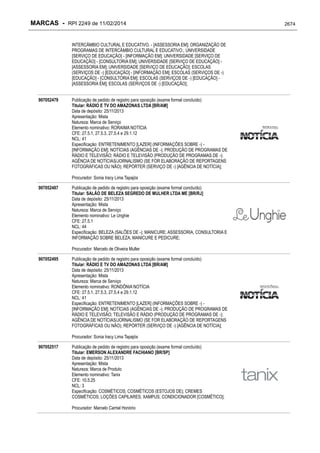 RPI - Marcas 2249 "Vervs Consultoria" 