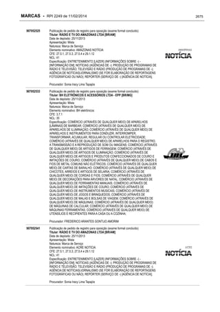 RPI - Marcas 2249 "Vervs Consultoria" 