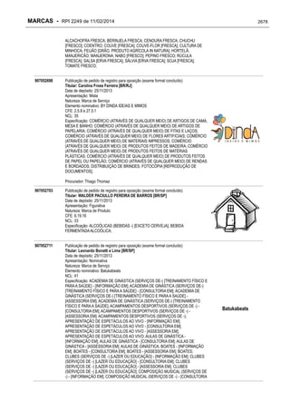 RPI - Marcas 2249 "Vervs Consultoria" 