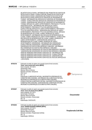 RPI - Marcas 2249 "Vervs Consultoria" 