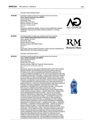 RPI - Marcas 2249 "Vervs Consultoria" 