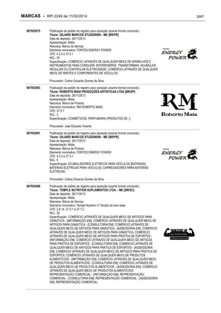 RPI - Marcas 2249 "Vervs Consultoria" 