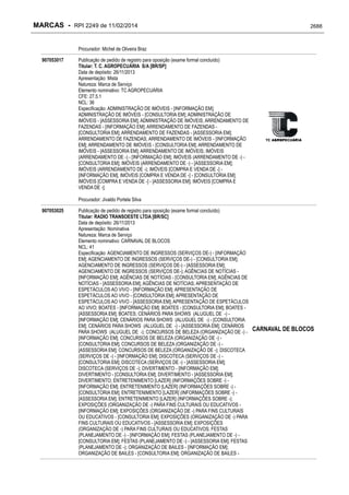 RPI - Marcas 2249 "Vervs Consultoria" 