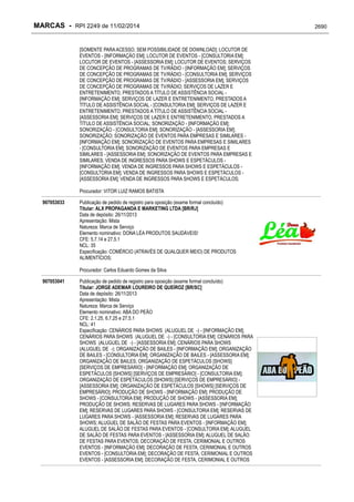 RPI - Marcas 2249 "Vervs Consultoria" 