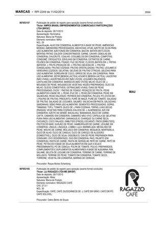 RPI - Marcas 2249 "Vervs Consultoria" 