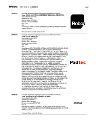 RPI - Marcas 2249 "Vervs Consultoria" 