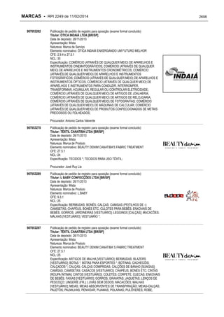 RPI - Marcas 2249 "Vervs Consultoria" 