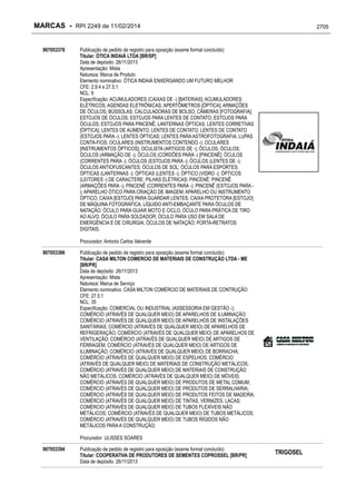 RPI - Marcas 2249 "Vervs Consultoria" 