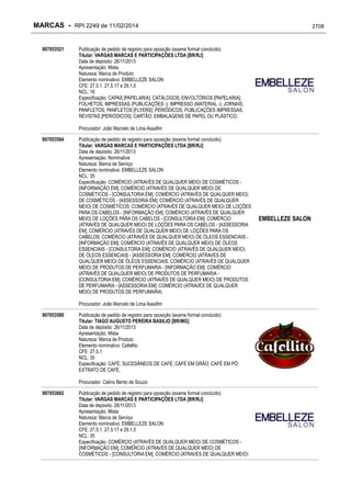 RPI - Marcas 2249 "Vervs Consultoria" 