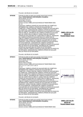 RPI - Marcas 2249 "Vervs Consultoria" 