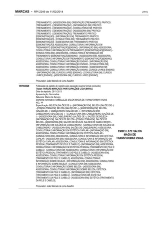 RPI - Marcas 2249 "Vervs Consultoria" 