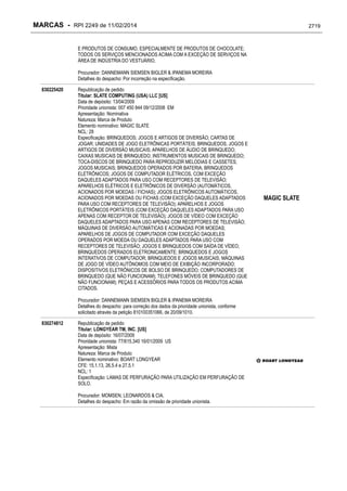 RPI - Marcas 2249 "Vervs Consultoria" 