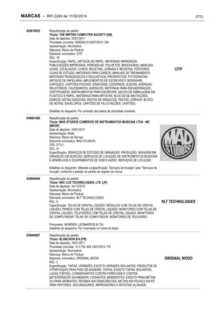 RPI - Marcas 2249 "Vervs Consultoria" 